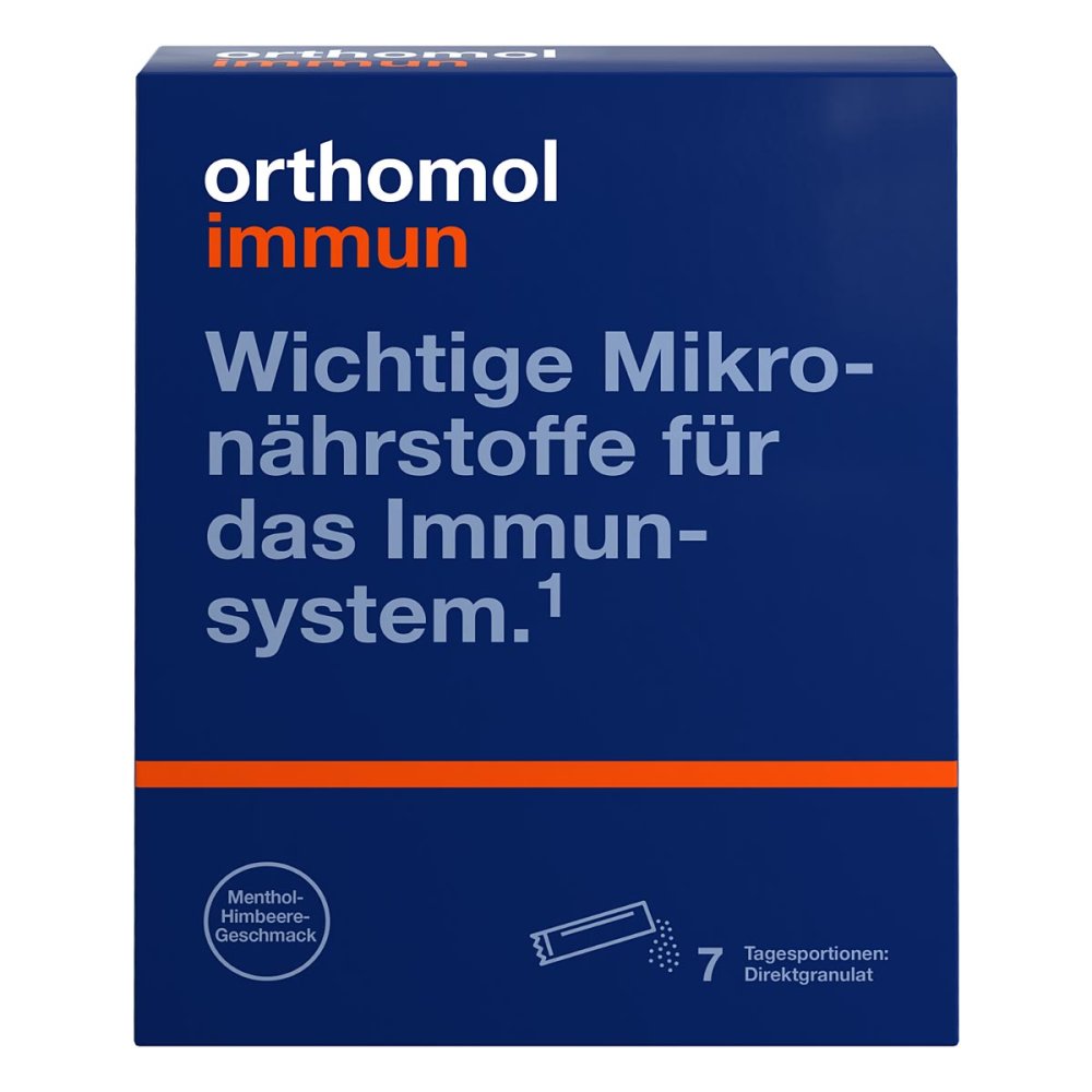 Orthomol pharmazeutische Orthomol Immun Direktgranulat Menthol-Himbeere 08885943