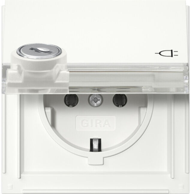 Gira Prise KD TX-44 rws Serrure assortie (446766)