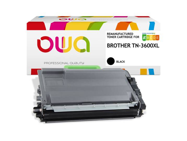 OWA Toner compatible BROTHER TN3600XL - K16547OW - Noir