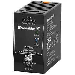 Weidmüller Stromversorgung 24V DC PRO BAS 90W 24V 3.8A