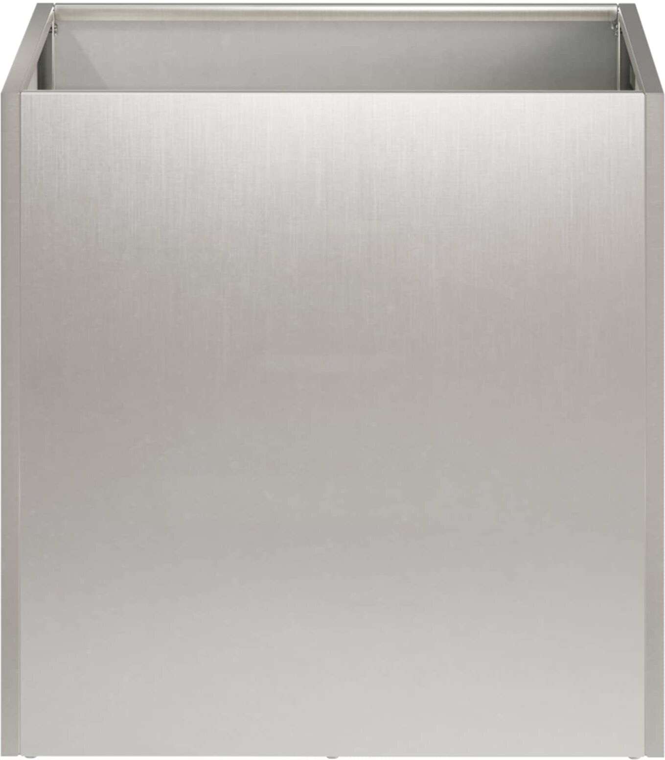 vidaXL Cache-pot de jardin 2 pc Argenté 25 x 25 x 25 cm