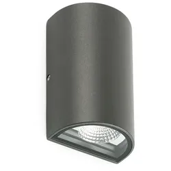 Faro Outdoor LED Wandleuchte LACE 6W, 4000K, IP54, dunkelgrau FAR-70811