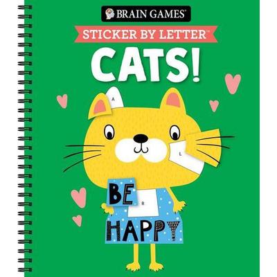 Brain Games - Sticker by Letter: Cats!, Taschenbuch von Publications International Ltd,New Seasons,Brain Games, Publications International, Ltd.,