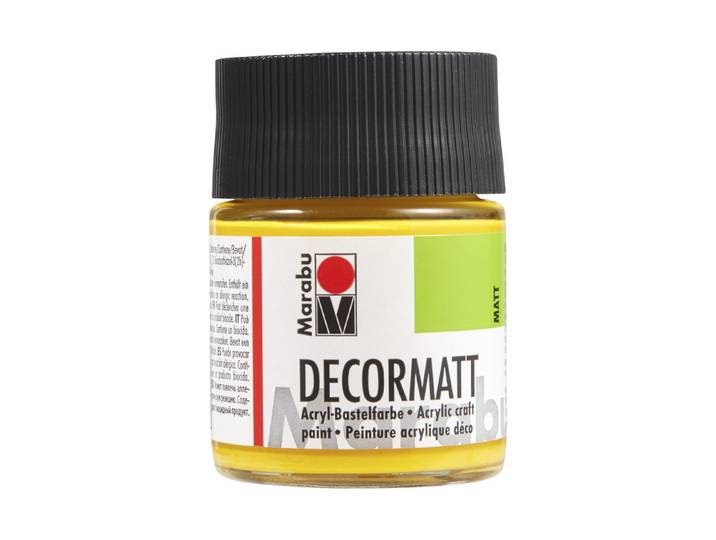 Marabu Acrylfarbe Decormatt-Gelb