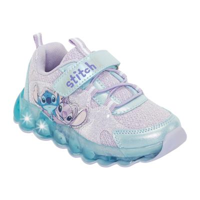 Sneaker DISNEY "LILO & STITCH", Mädchen, Gr. 27, lila, Synthetik, Schuhe Sneaker, mit cooler Blinkfunktion
