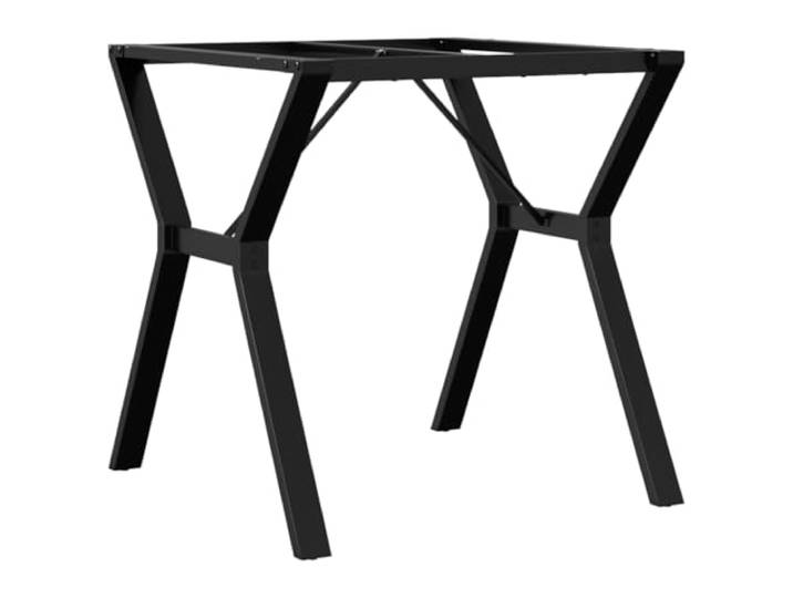 HGPOTUY Esstisch-Gestell Y-Form 70x70x73 cm Stahl Pulverbeschichteter Stahl, vorgebohrte Montageplatte, Industrial Style, DIY-Projekt, Metall Tischbeine