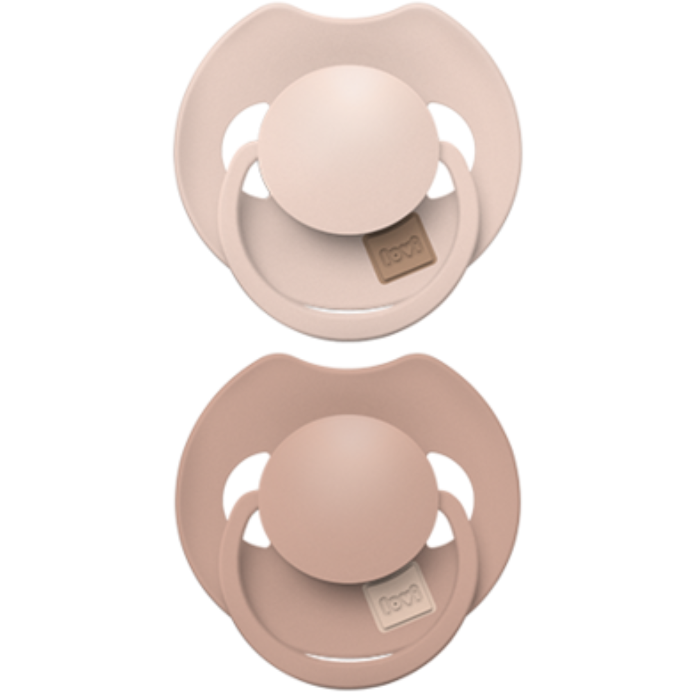 Lovi Prime Dynamic Silicone Soother 2&nbsp;un. Nude/Blush 18+ Months