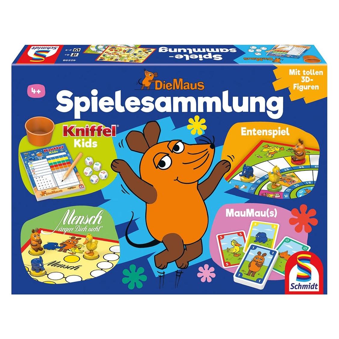 Schmidt Spiele Die Maus, Spielsammlung (d) (2 - 4 Spieler) (40598)