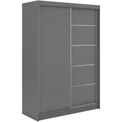 SCHWEBETÜRENSCHRANK 150 - MACEDONIA - Grau