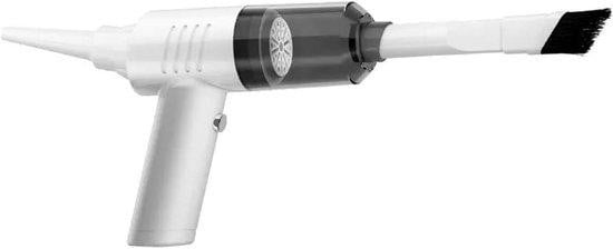 WAN Handstofzuiger Mini - Draadloze Handstofzuiger voor auto-interieur reinigen - Wit - 500 gram