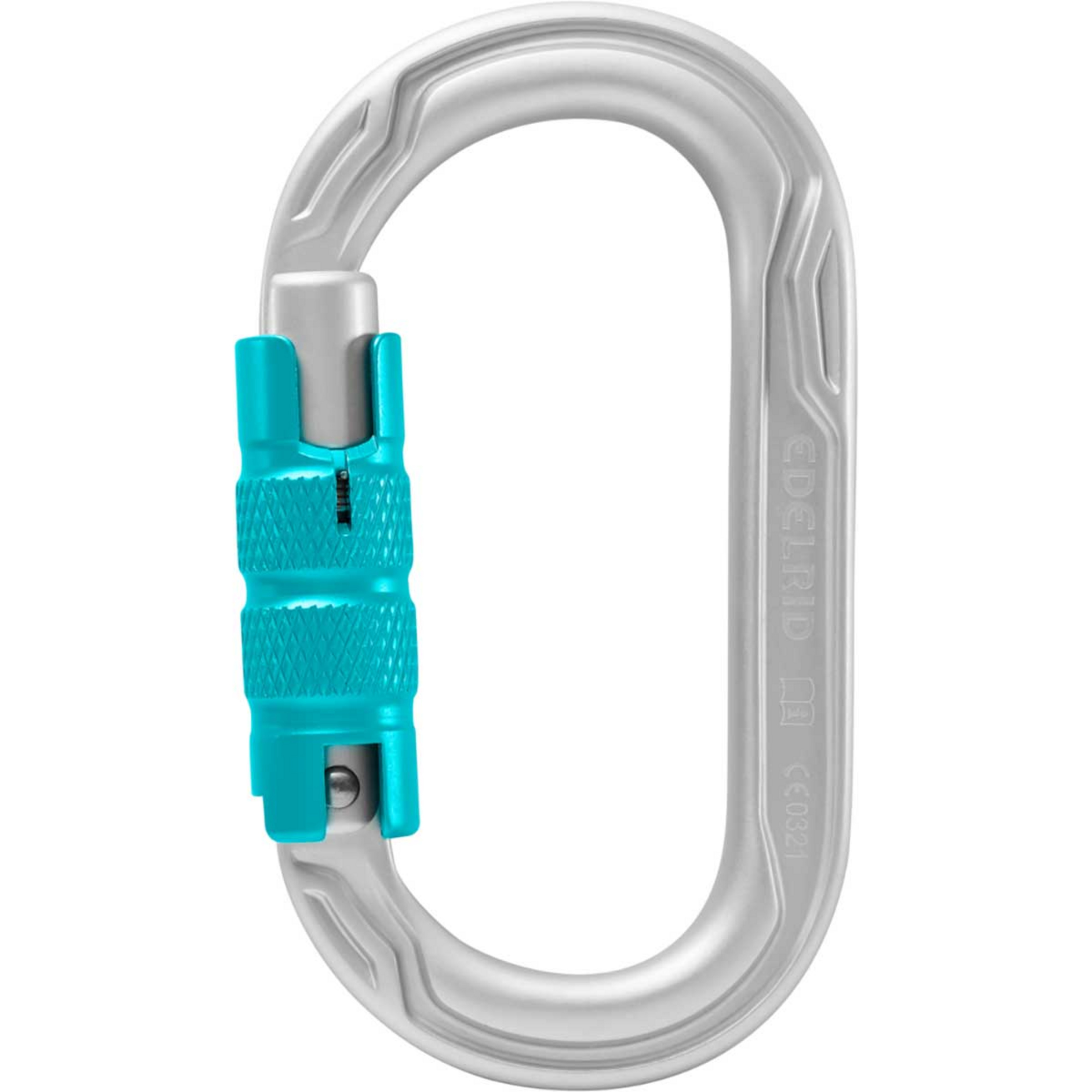 Edelrid Oval Power 2500 Triple Karabiner Karabiner silber Alpinklettern | Sportklettern