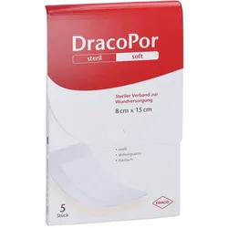 Dracopor Wundverband 8x15 cm steril