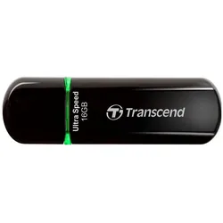 Transcend JetFlash 600 (16 GB, USB-A), USB Stick, Schwarz