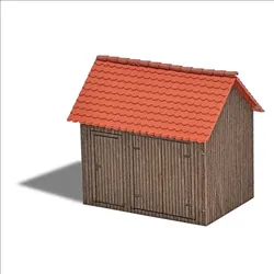BUSCH 1842 H0 Geräteschuppen