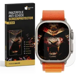 5x Flexibles Nano-Glass für Apple Watch Ultra 2 49mm 3D KLAR Displayschutz Schutzfolie Panzerglas Panzerglasfolie schutzglas