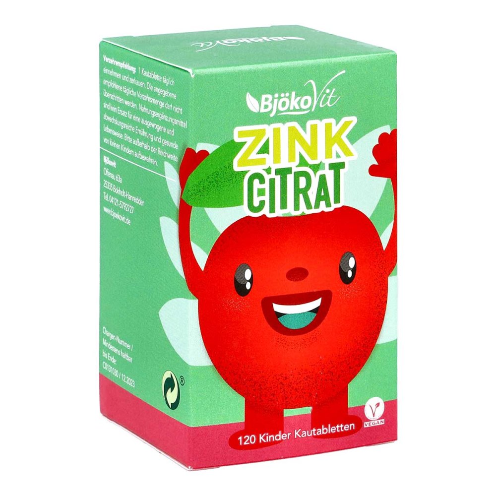 Kolbe Nutrition GmbH Zink Citrat Kinder Vegan 16924870
