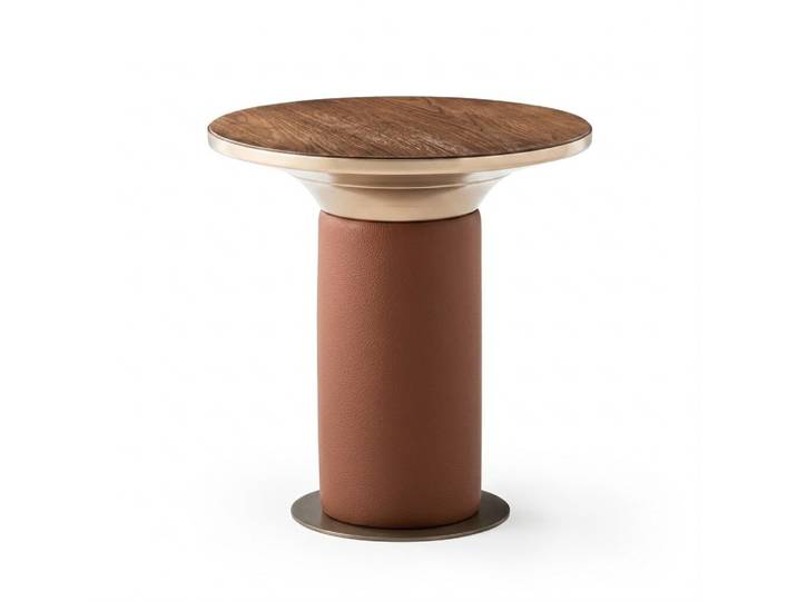 Xlmoebel Beistelltisch Beistelltisch Modern Stil Braun Exklusiv Minimalistisch Stilvoll (1-St., 1-tlg)