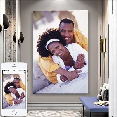 Inspired Finds Custom Photo Canvas Print With Frame Personalized Wall Art For Home Decor 35.43x23.62in no Frame