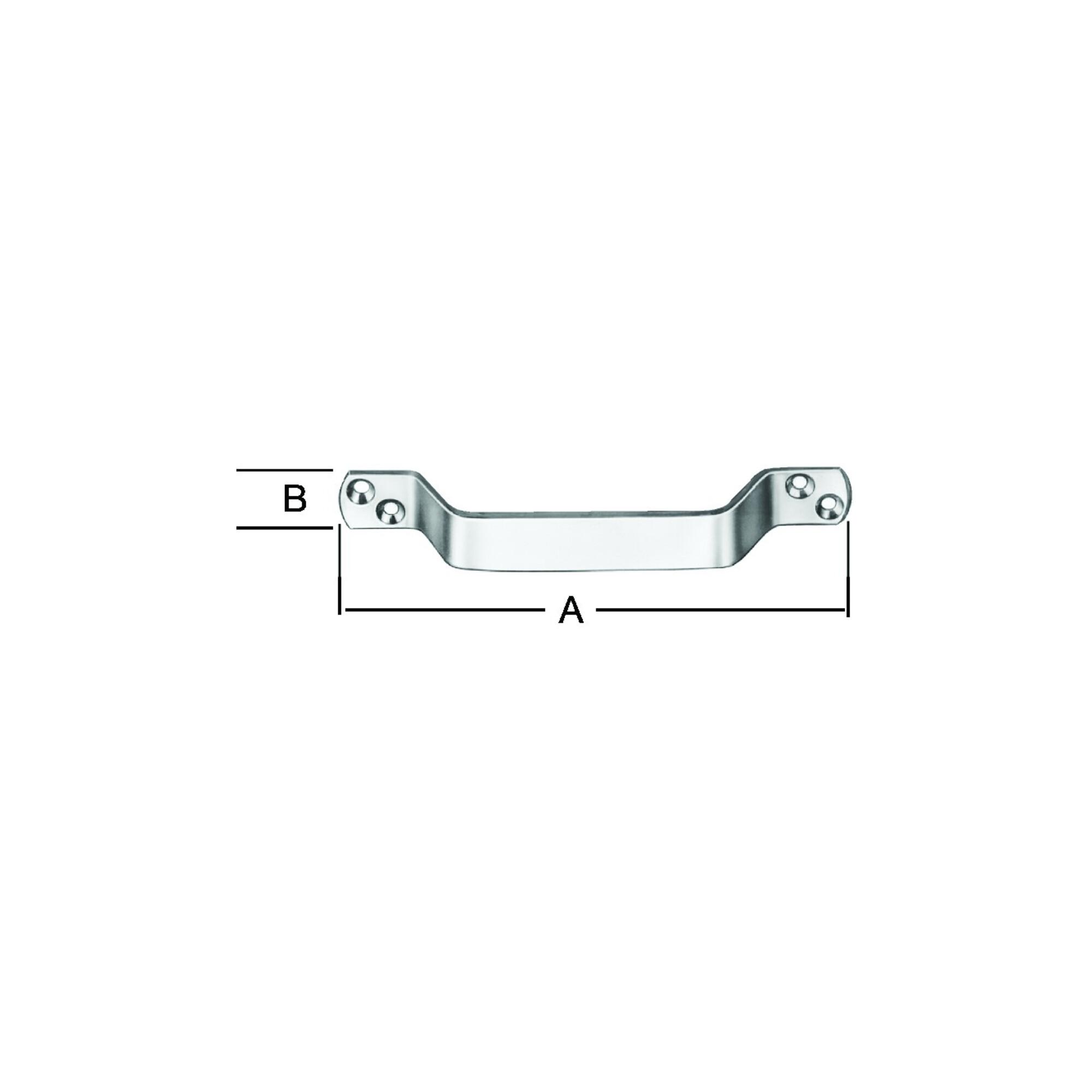 VORMANN Handgriff gelocht, L 200mm Stahl, verzinkt (000193200Z)