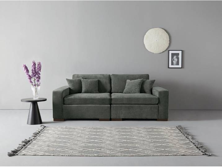 Home affaire 2-Sitzer Skara, Lounge-Sofa mit Federkernpolsterung, in vielen Bezugsvarianten