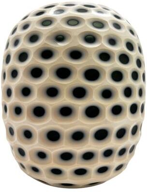 Bergamo Art Decorative Handmade Carved Lattice Glass Vase