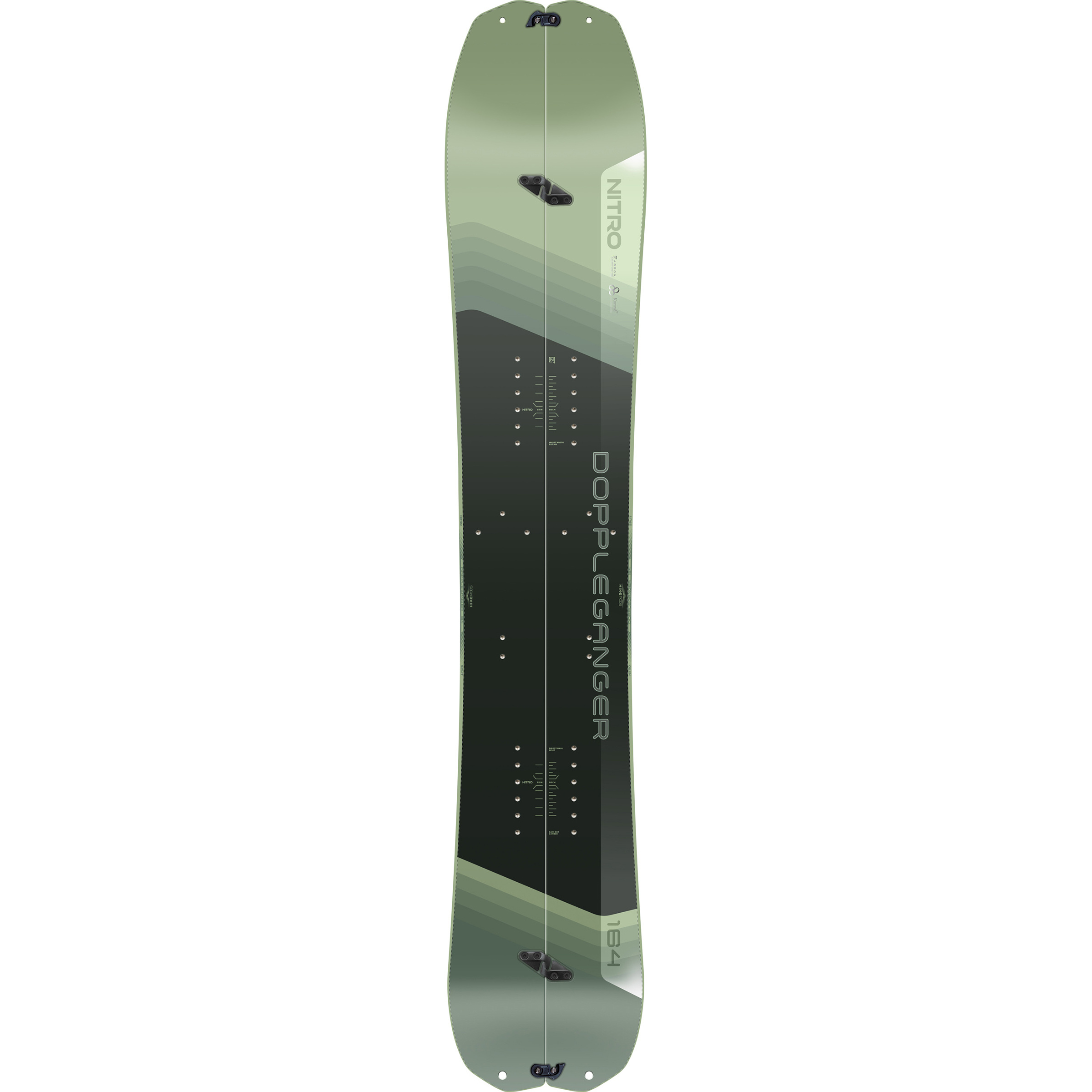 Nitro Doppleganger Splitboard 26/27 Splitboards schwarz Größe 160CM Splitboard