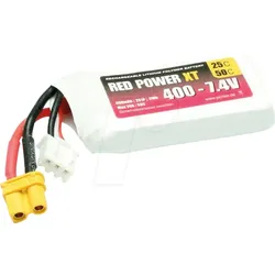 RD XT 400 S2 - Akku-Pack, Li-Polymer, 7,4 V, 400 mAh