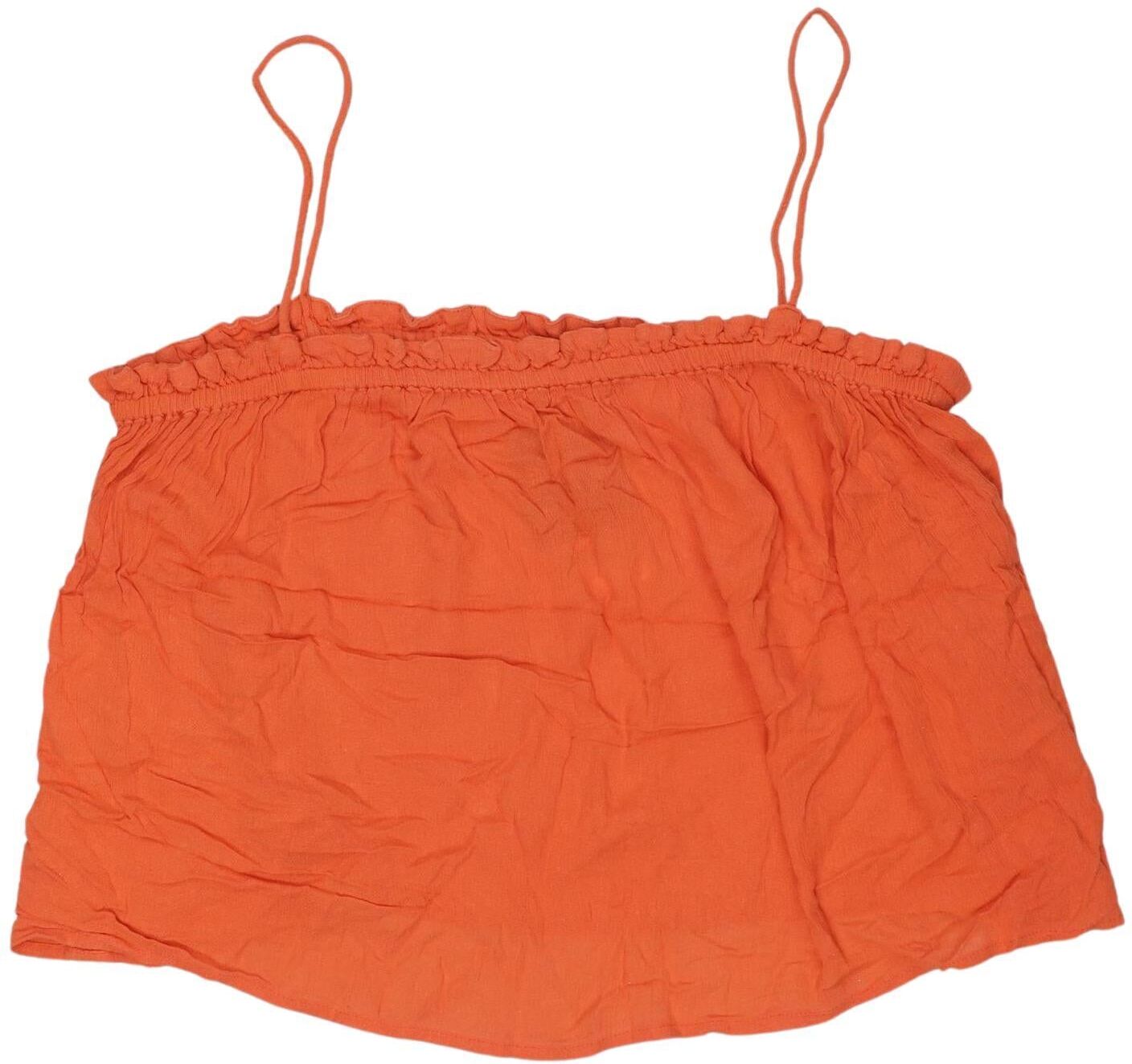 Pins & Needles by Urban Outfitters Damen Top, Orange, Gr. S, Viskose - Second Hand
