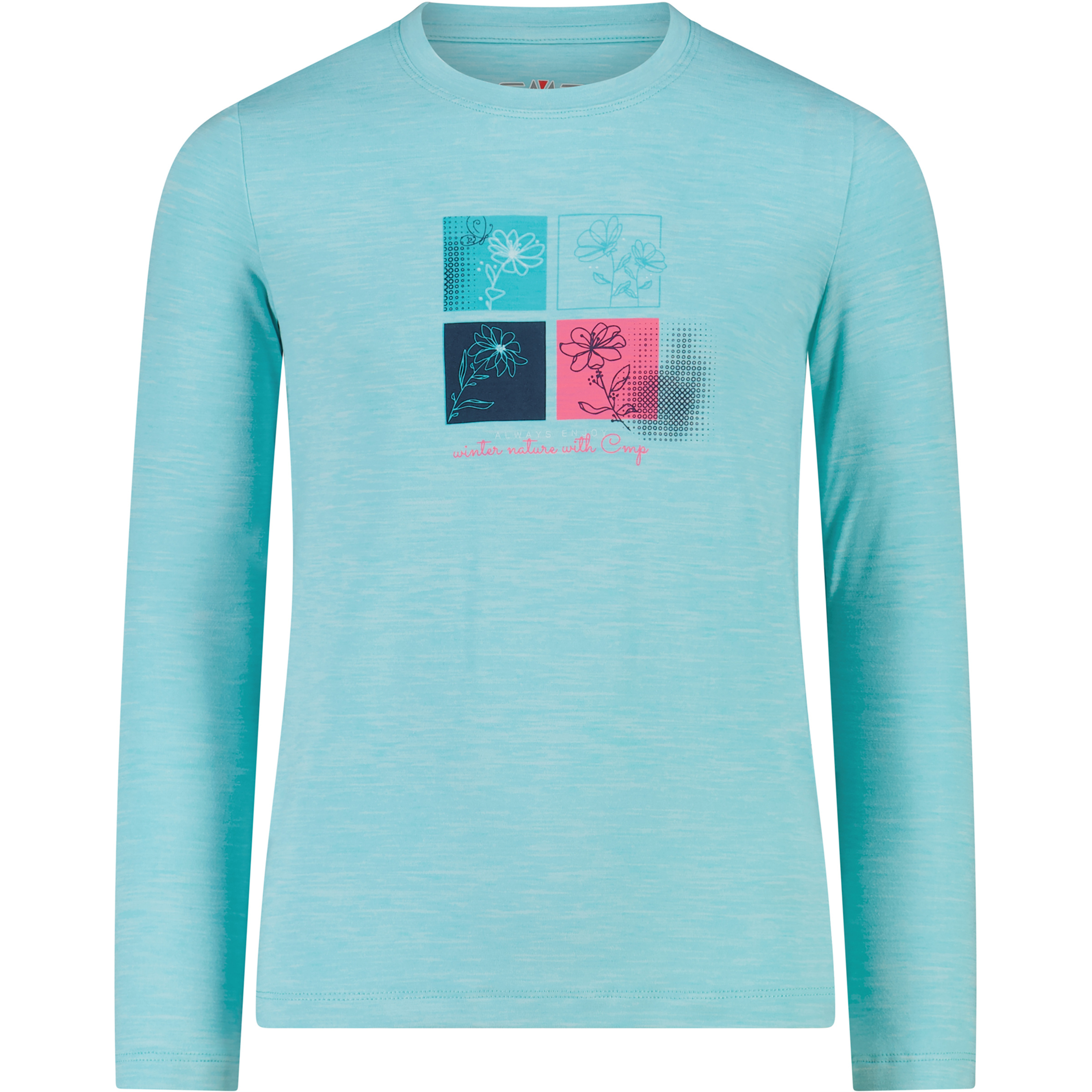 CMP Kinder Longsleeves tuerkis Größe 152 Lifestyle Elastisch