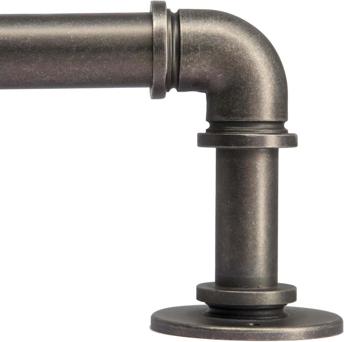 Verstelbare Gordijnroede Ruimte Decoratie - Antiek Zilver - 46 tot 305 cm