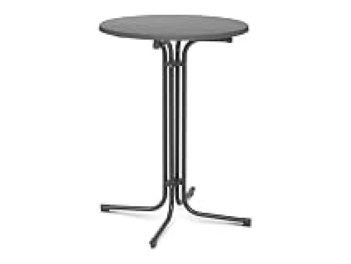 Mange debout table pliable pliant diamètre 80 cm gris 14_0002377