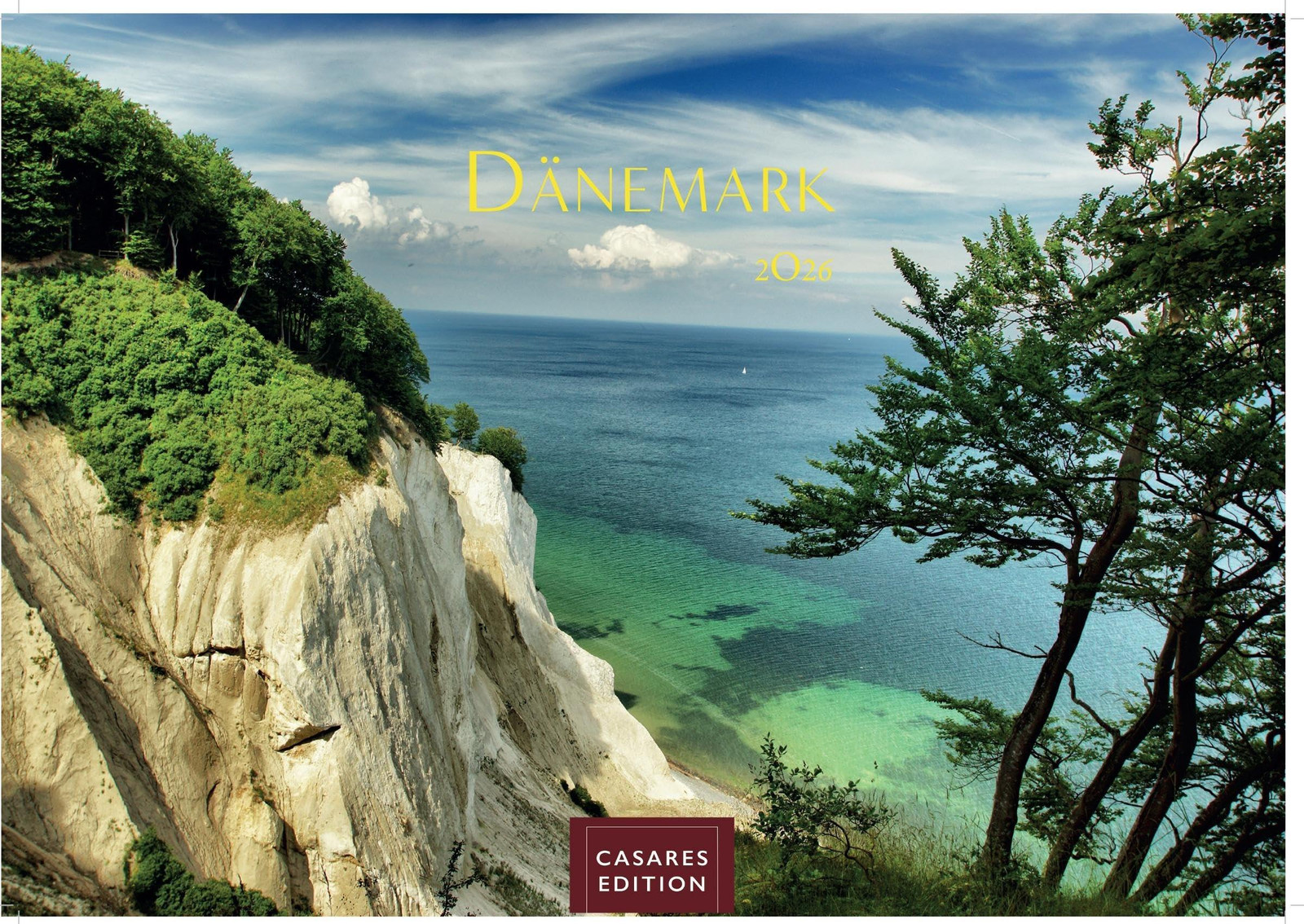 Wandkalender Dänemark 2026 met Natuurfoto's