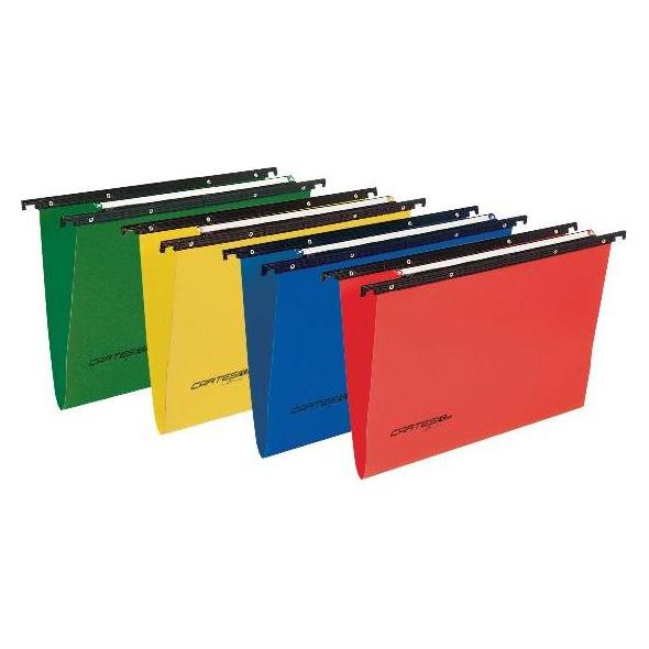 Bertesi 500/395-A7 Hängemappe und Zubehör Polypropylen (PP) Mehrfarbig 25 Stück (A7, 25x) (500/395 -A7)