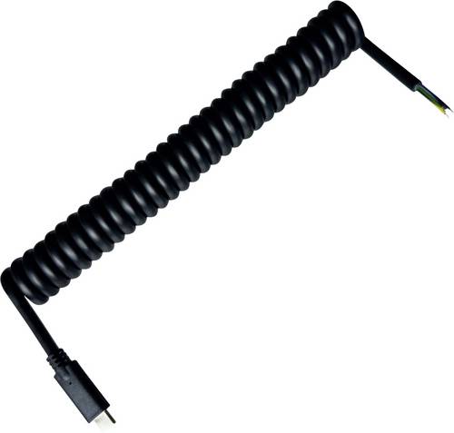 BKL Electronic USB-C Kabel USB-C, offene Kabelenden 2m Schwarz 10080176
