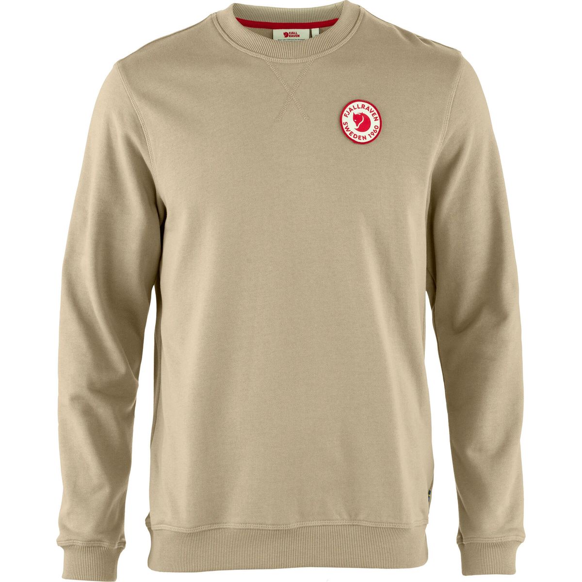 Fjällräven 1960 Logo Badge Sweater M fossil (118) L F87163-118-L