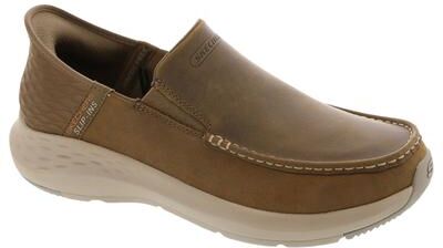 Skechers USA Slip-Ins: Parson-Oswin - Mens 7 Tan Slip On Medium