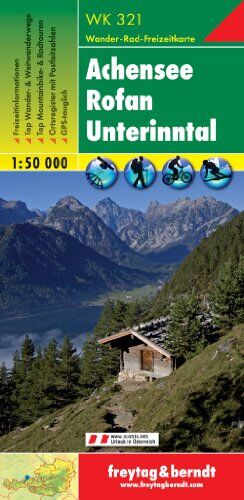 Freytag-Berndt und Artaria KG - Freytag Berndt Wanderkarten, WK 321, Achensee - Rofan - Unterinntal, GPS, UTM - Maßstab 1:50 000: Wanderkarte. Ortsverzeichnis, Kultur, ... Tourenvorschläge. Mit Radwanderrouten - Preis vom 13.10.2026 19:28:25 h