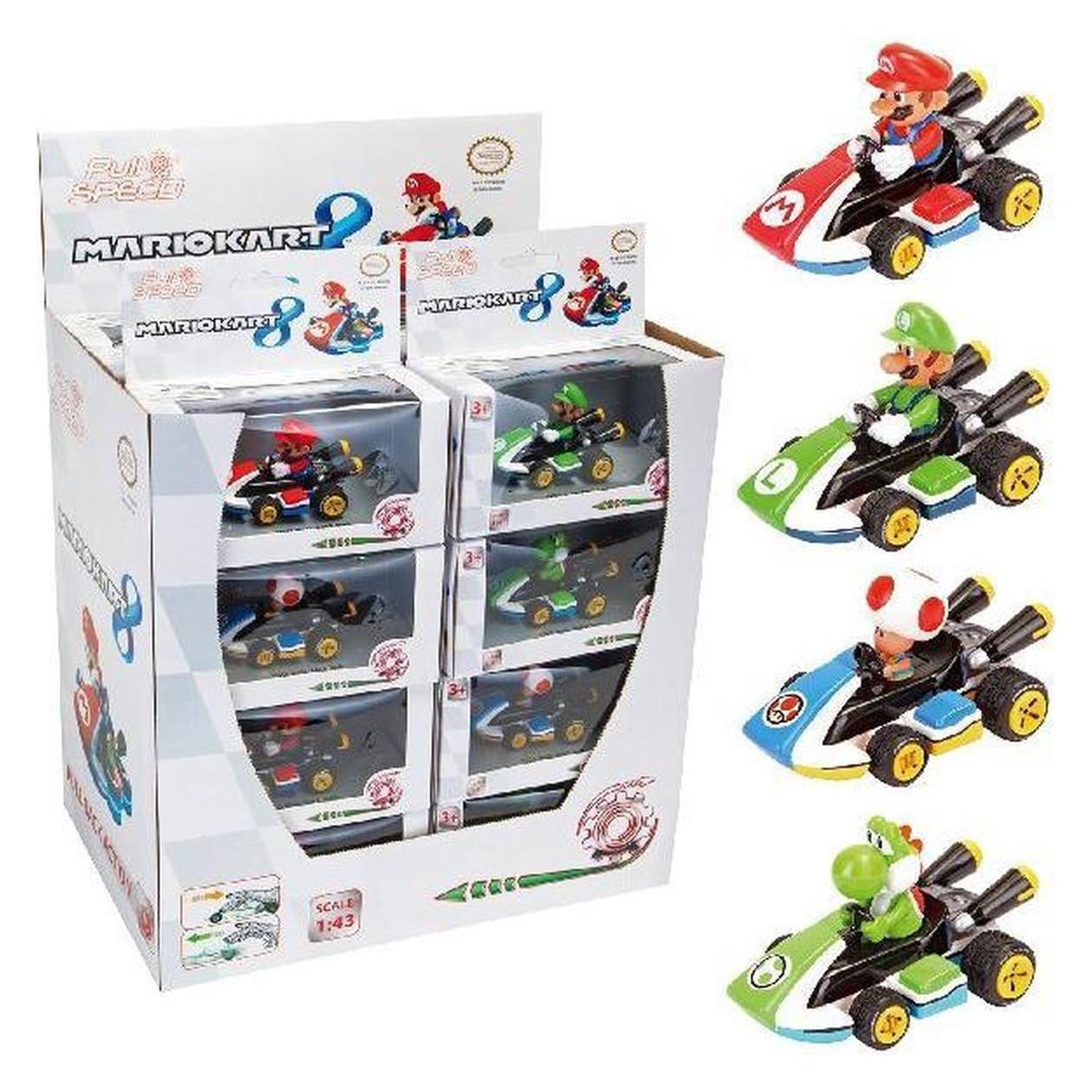 THQ Pull Speed Mario Kart Nintendo Figuren sortiert (851250)