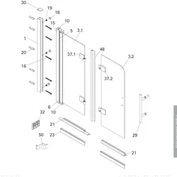 HSK Ersatzteile Schrauben- und Abdeckkappenset, E54200-2 E54200-2