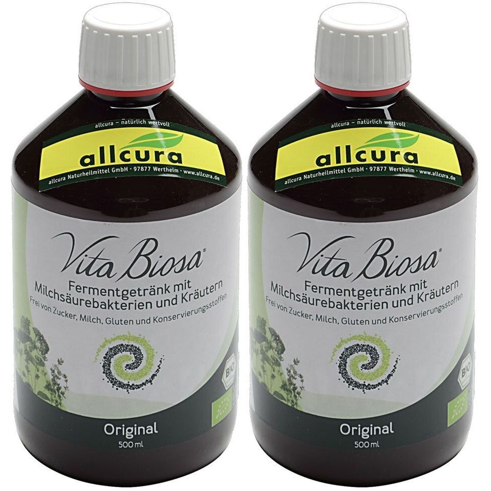 Vita Biosa Milchsäurebakterien Kulturen kbA 2x 2x500 ml Flüssigkeit