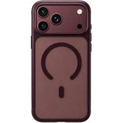 BlueO - Hautfreundliche, mattierte, sturzsichere MagSafe-Hülle – iPhone 18 Pro Max / iPhone 17 Pro Max – (Apple iPhone 17 Pro Max, Apple iPhone 18 Pro Max), Smartphone Hülle, Rot