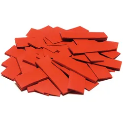 TCM FX Slowfall Konfetti rechteckig 55x18mm, rot, 1kg