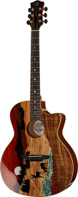 Luna Guitars Vista Deer Naturel brillant