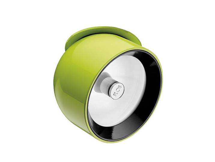Flos Architectural FLOS Wan Spot - Hochvolt-Downlight, grün WAN, dimmbar, grün, für Wohn- / Esszimmer, Aluminium, Design