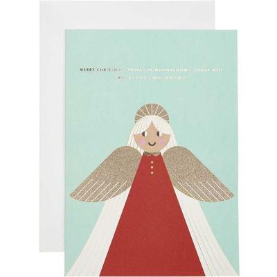 Kartenset I love Christmas, Engel MIX, DIN A5, 8 Karten,