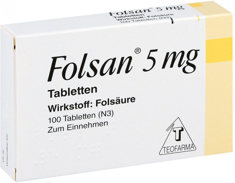 Folsan 5 mg Tabletten