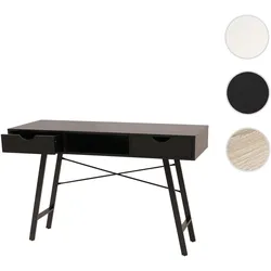 Schreibtisch HWC-E92, Bürotisch Computertisch, 3D-Struktur 120x60xcm ~ schwarz
