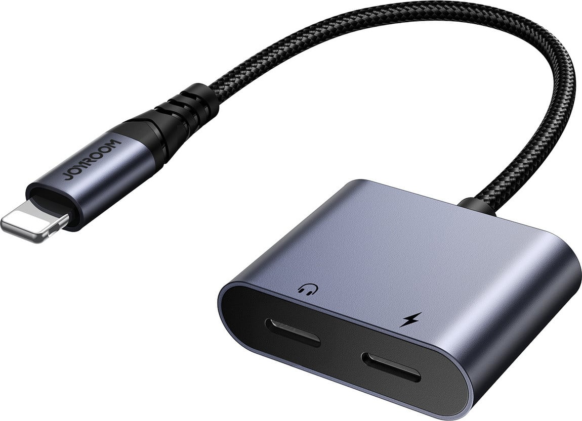Joyroom SY-L02 Lightning Dubbele Lightning-aansluiting Zwart