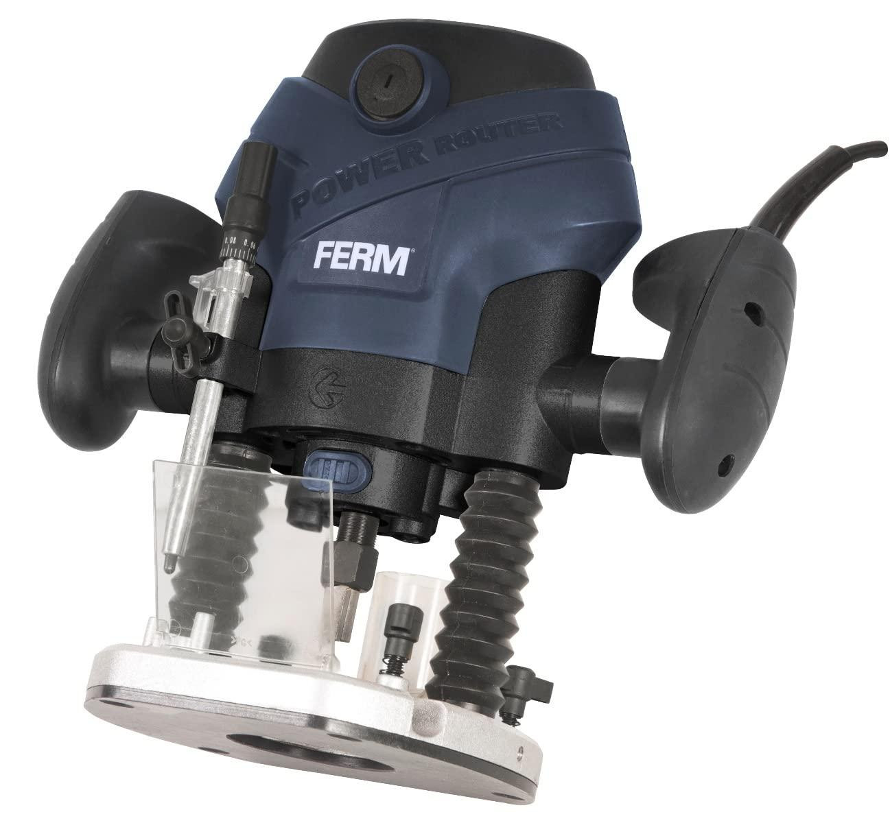 Selius Bovenfreesmachine 1300 W met LED-werklamp, Geel