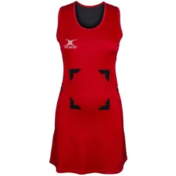 Gilbert, Damen, Sportshirt, Synergie (M), Rot, Schwarz